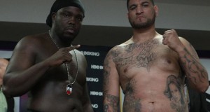CHRIS ARREOLA VS BERMAINE STIVERNE WEIGH-IN RESULTS AND PHOTOS