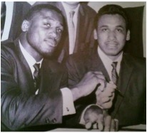 Frazier and Ramos in 1968, before their June 24th fight in Madison Square Garden.