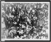 Celebrations in Harlem after Louis defeated Carnera. New York World-Telegram and the Sun Newspaper Photograph Collection (Library of Congress).