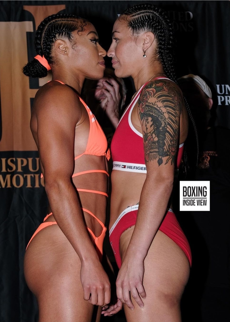 Weights From Orlando Alycia Baumgardner 132.8 lbs, Vanessa Bradford 132.4 lbs Tha Boxing Voice pic