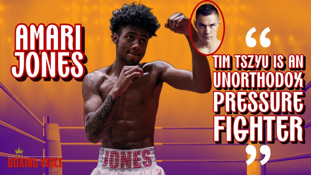 AMARI JONES ON SPARRING TIM TSZYU, HOMETOWN FIGHT, & FIGHTING ON ...