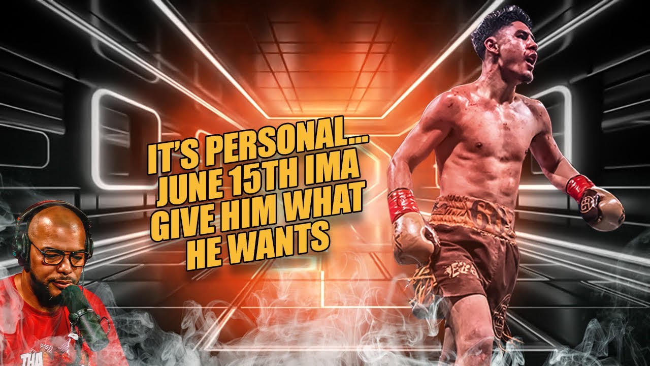 MIDDLEWEIGHT CONTENDER ELIJAH GARCIA W/PERSONAL MESSAGE TO KYRONE DAVIS